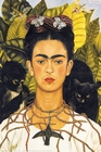 Frida Kahlo Poster Portrait with Necklace