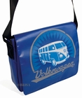 VW Bulli Schultertasche klein - blau